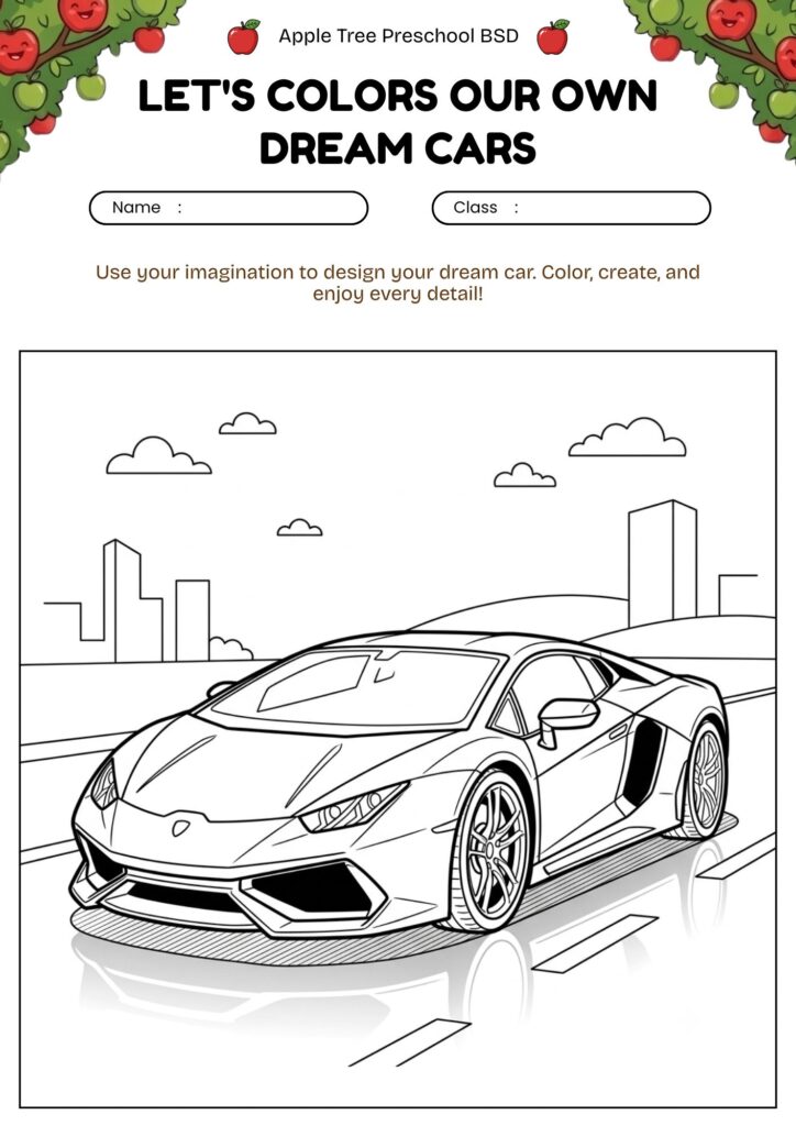 01-mewarnai-mobil-sport-supercar-modern-worksheet