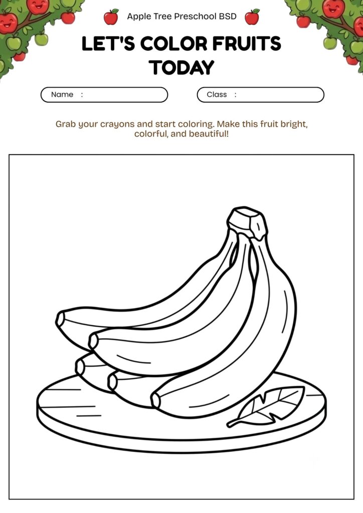 02-mewarnai-buah-pisang-worksheet