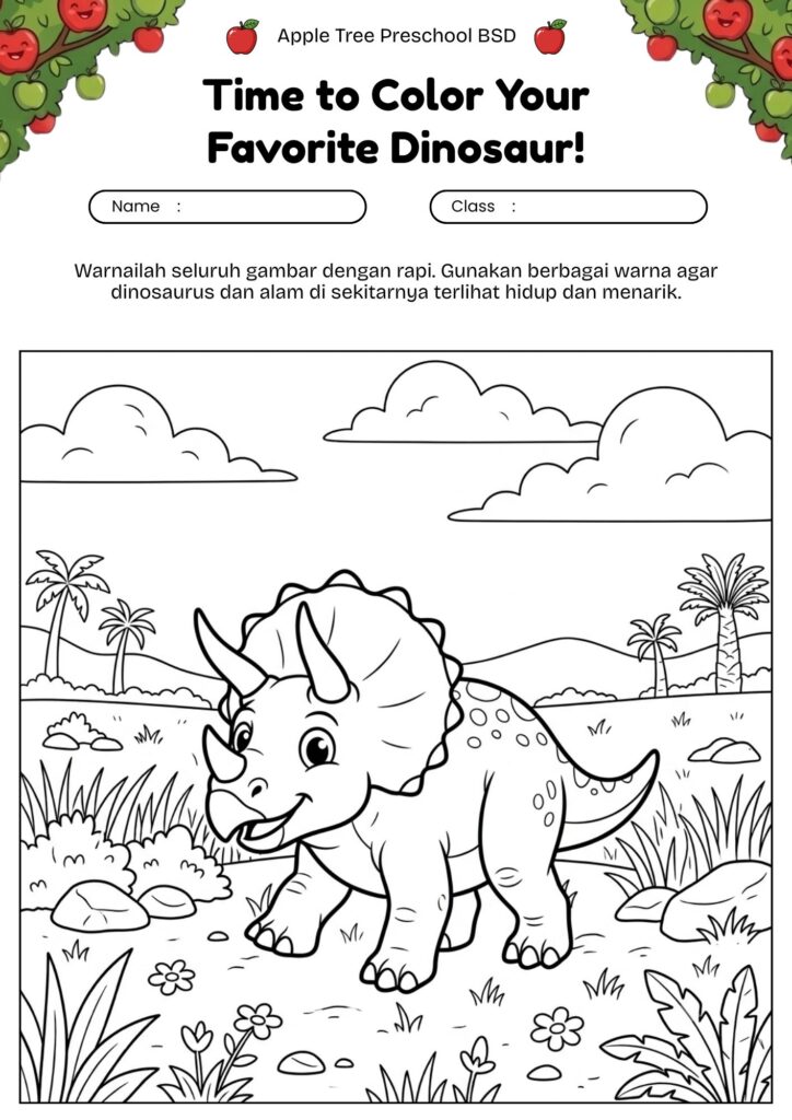 03-mewarnai-dinosaurus-triceratops-sederhana