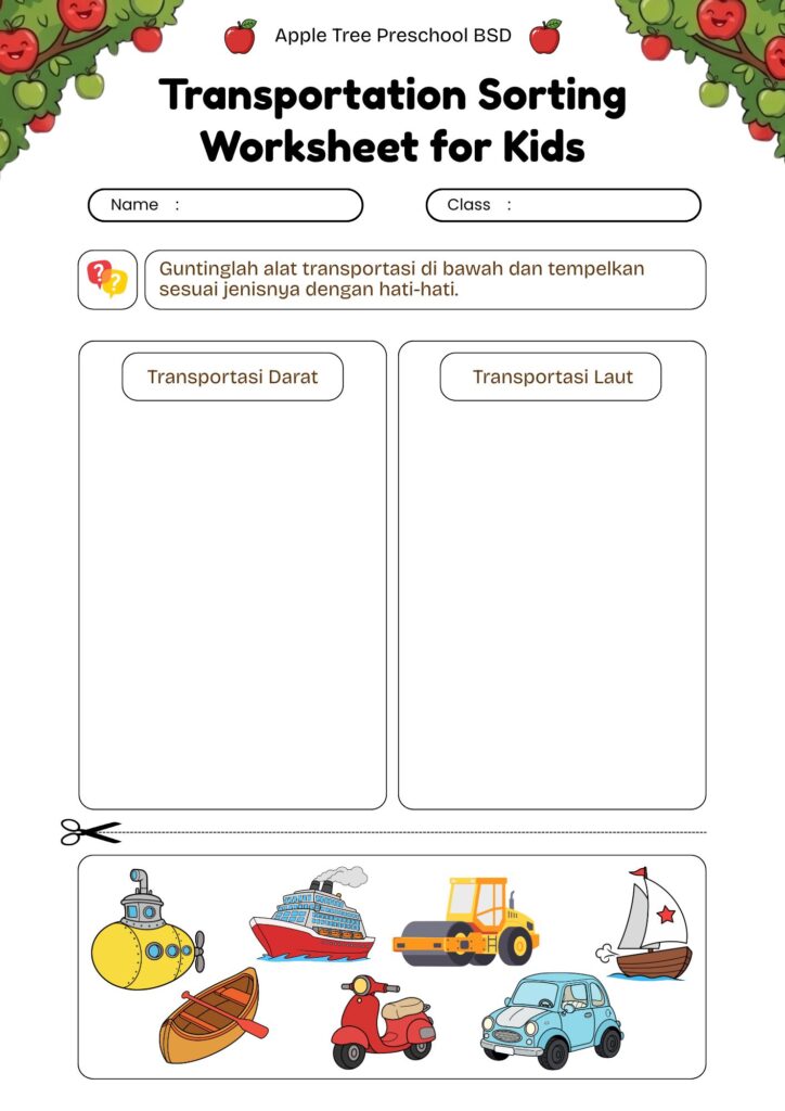 03 worksheet-transportasi-darat-dan-laut-gunting-tempel