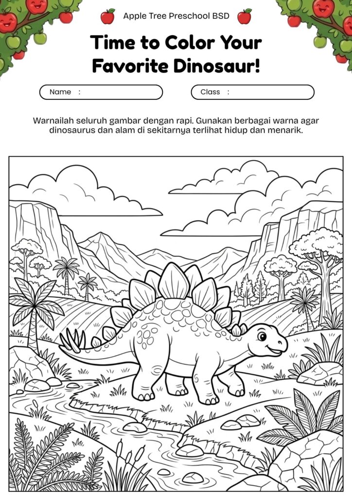 05-mewarnai-dinosaurus-stegosaurus-dengan-punggung-bergerigi