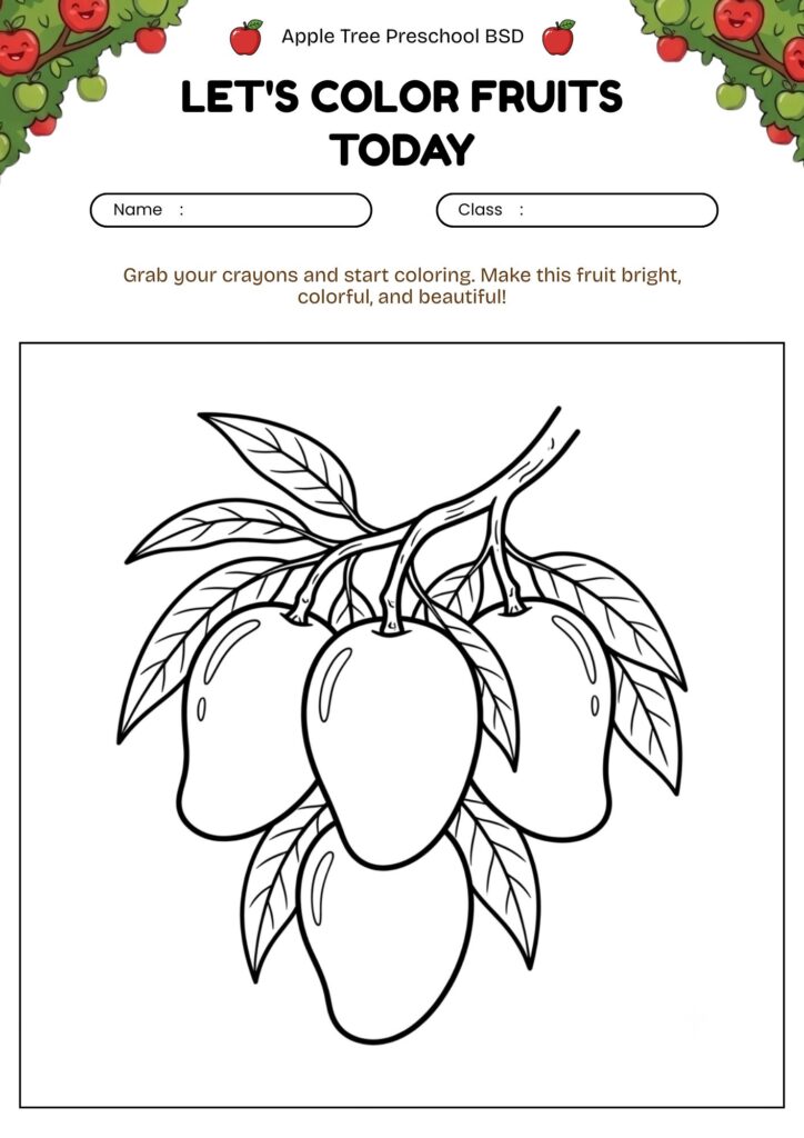 07-mewarnai-buah-mangga-worksheet