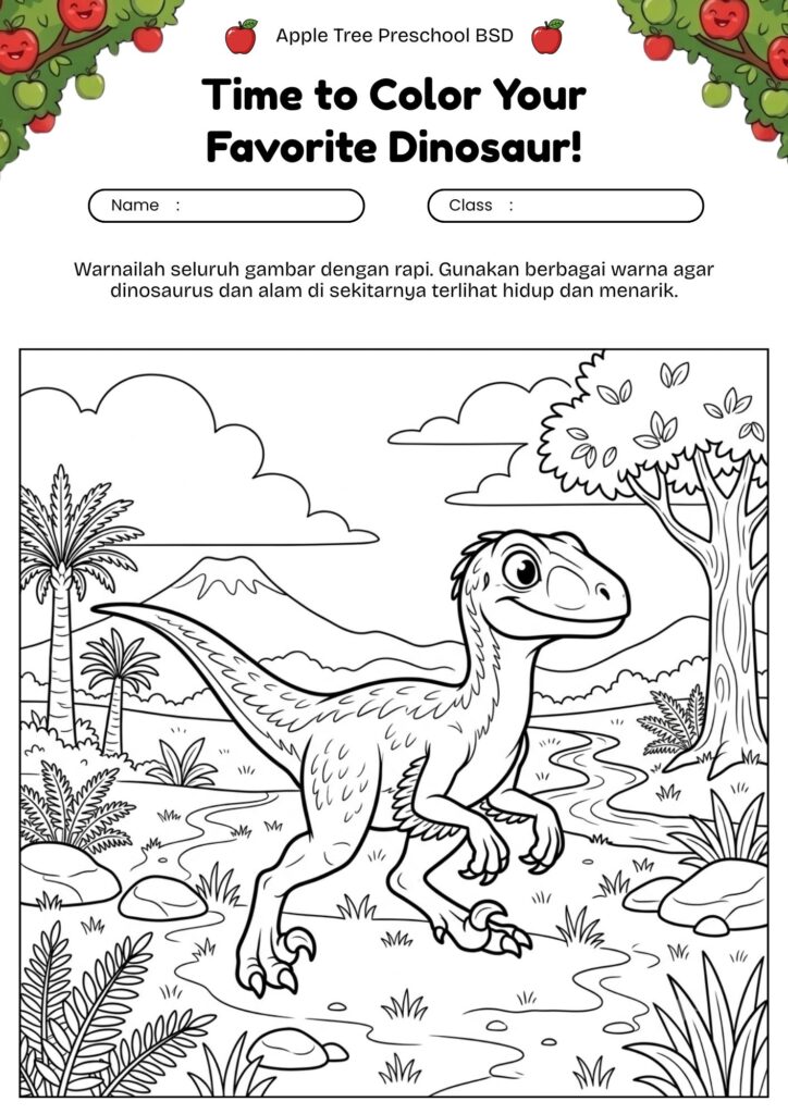 07-mewarnai-dinosaurus-velociraptor-aktif