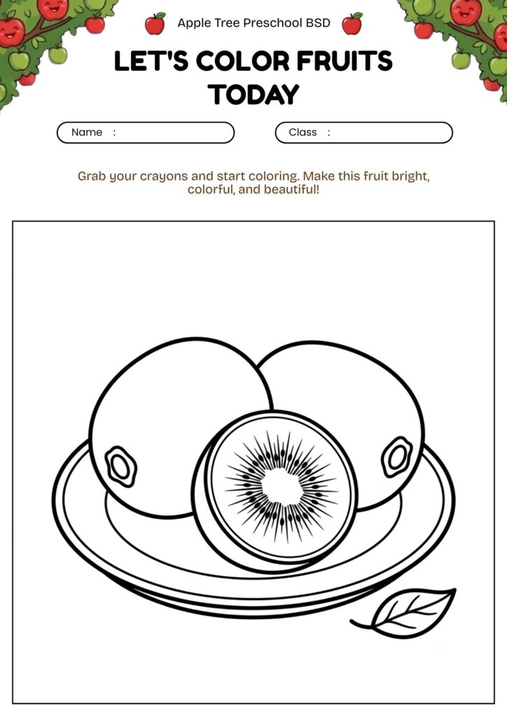 11-mewarnai-buah-kiwi-worksheet