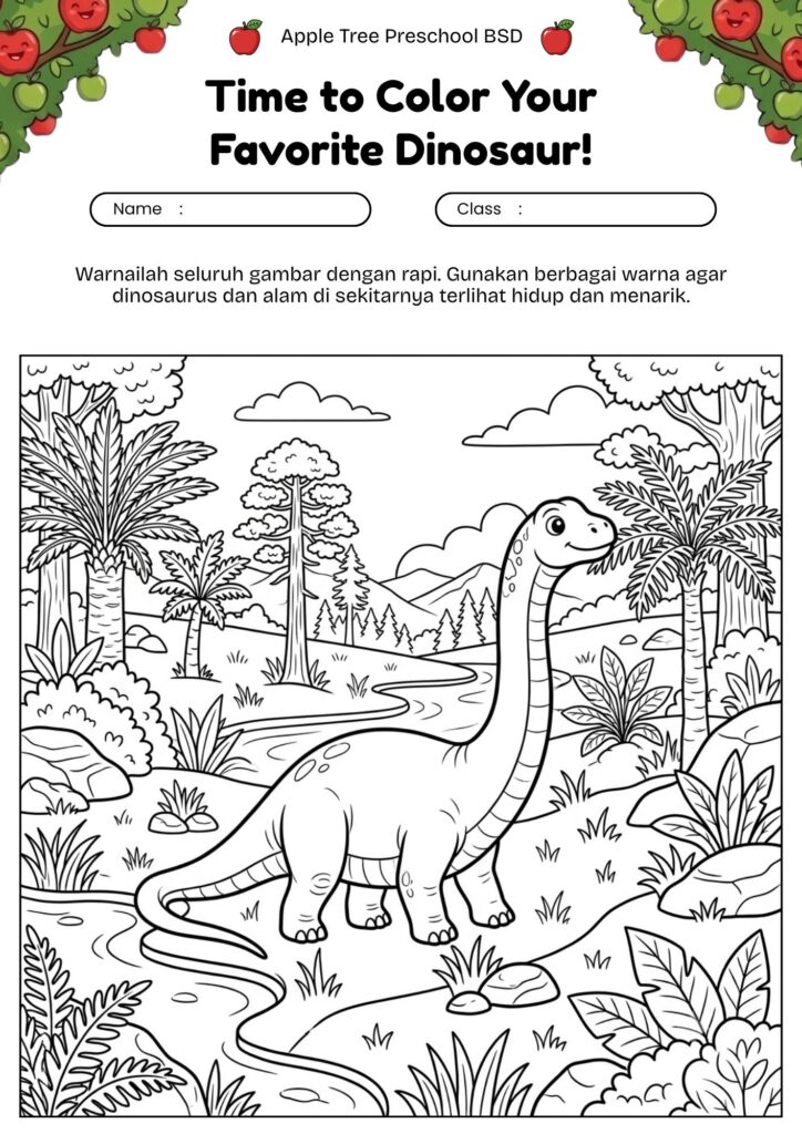 14-mewarnai-dinosaurus-apatosaurus-di-hutan