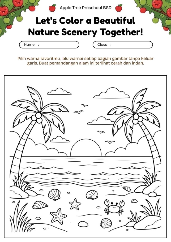15. mewarnai-pemandangan-pantai-sore-hari