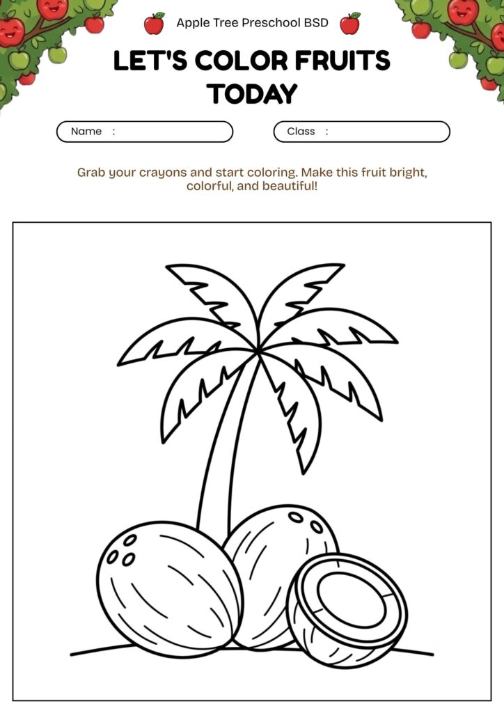 17-mewarnai-buah-kelapa-worksheet
