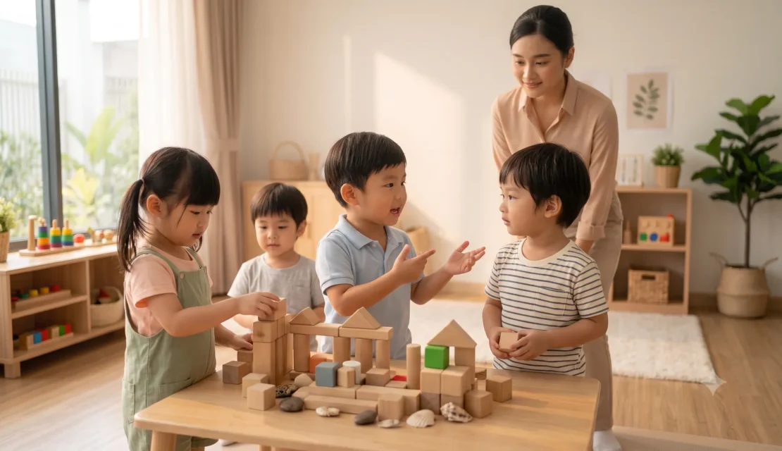 2-anak-5-tahun-sosial-bermain-bersama-negosiasi-kelompok_www.appletreebsd.com