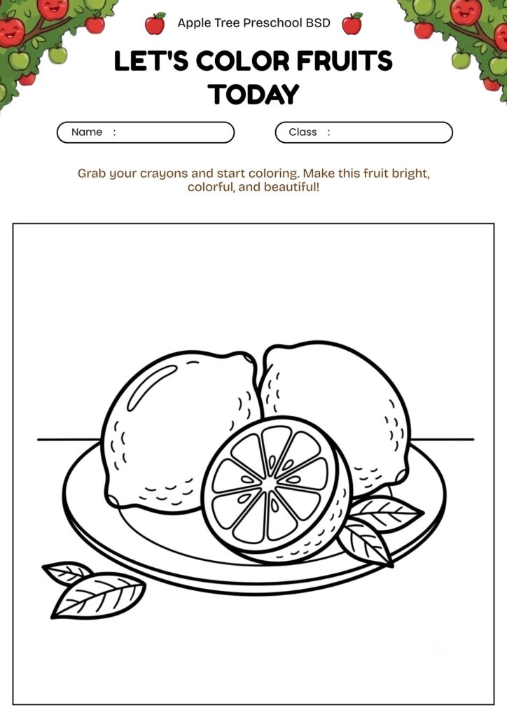 20-mewarnai-buah-lemon-worksheet