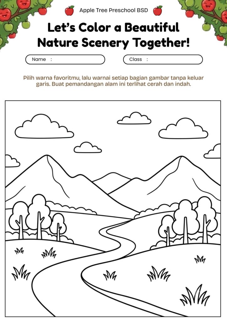 22. mewarnai-pemandangan-gunung-untuk-crayon