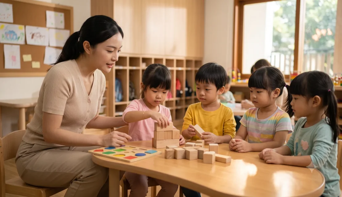 4-anak-belajar-giliran-bermain-turn-taking-activity_www.appletreebsd.com