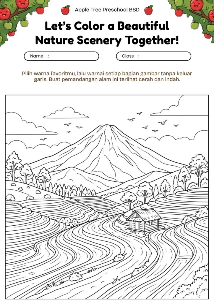 4. mewarnai-pemandangan-gunung-dan-sawah