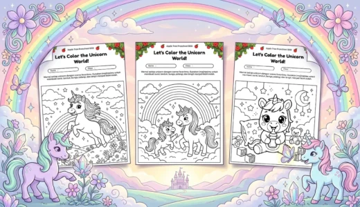 Download 25 Gambar Mewarnai Unicorn Lucu Khusus Untuk Anak Perempuan