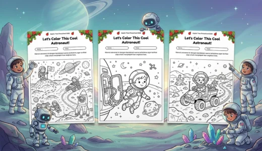 20 Kumpulan Sketsa Mewarnai Astronot Keren Pemicu Cita Cita Anak Laki