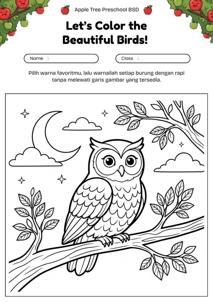 03-mewarnai-burung-hantu-di-malam-hari-worksheet-hewan-anak