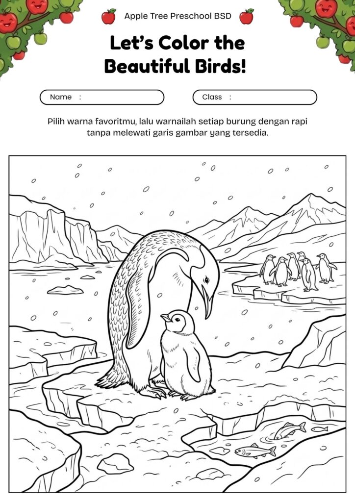 06-mewarnai-burung-penguin-di-daerah-bersalju-printable-anak