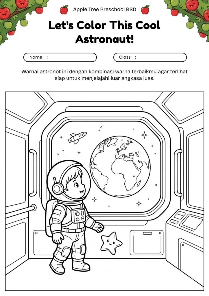 07-gambar-mewarnai-astronot-melihat-bumi-dari-angkasa