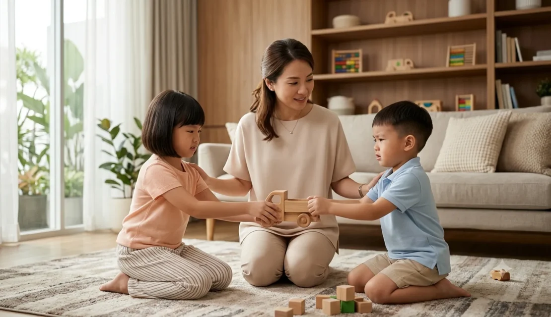 Stopping Sibling Fights Over Toys and Sharing Issues