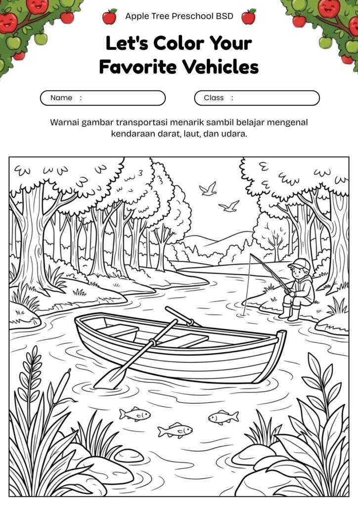 10_mewarnai_perahu_kecil_di_sungai