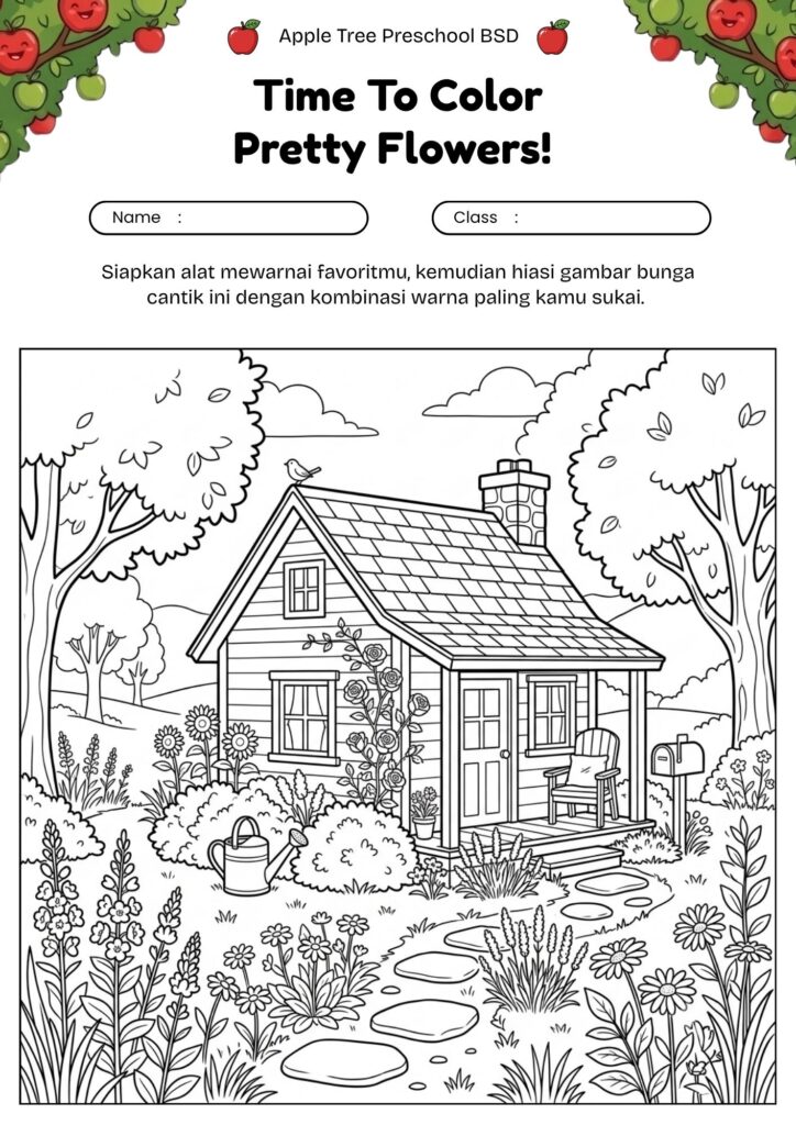 14-gambar-rumah-dengan-taman-bunga-untuk-mewarnai
