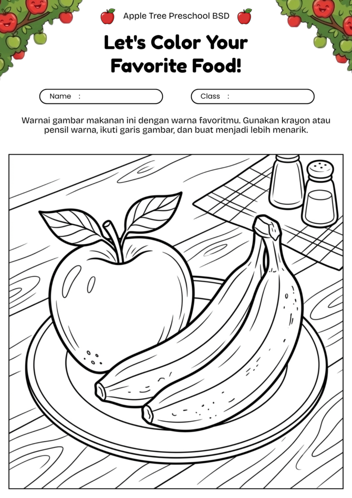 14_mewarnai_apel_dan_pisang_lucu_anak