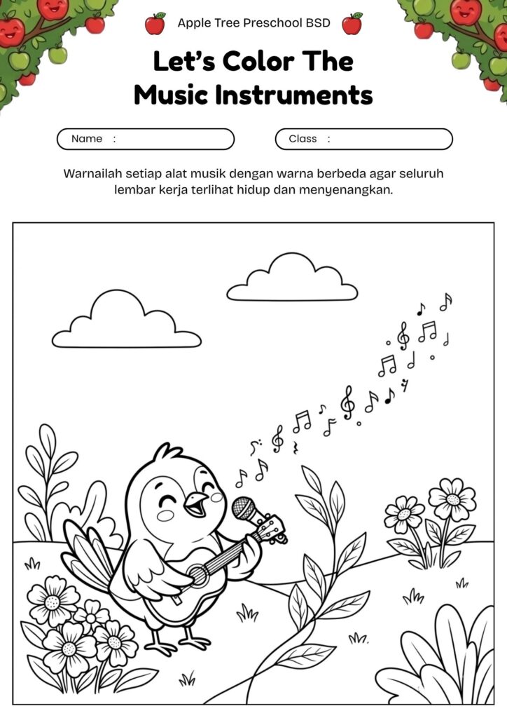 18-worksheet-mewarnai-hewan-bermain-musik