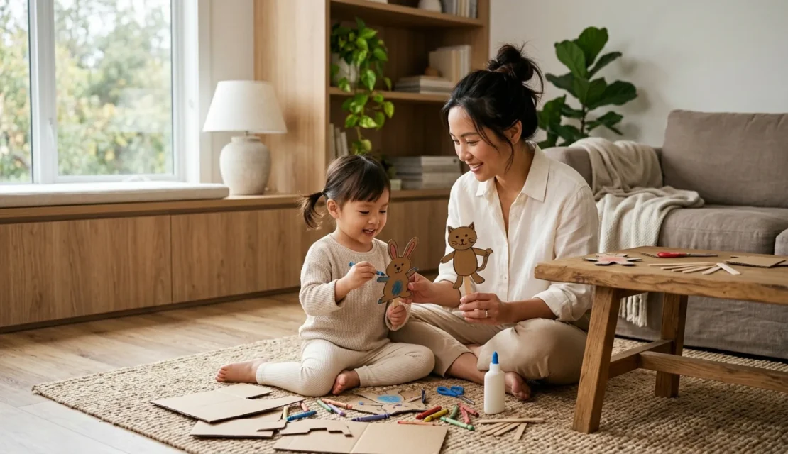 How to Make Simple Cardboard Puppets to Boost Imagination