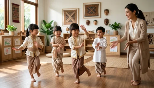 Introducing Easy Indonesian Traditional Dances for Preschool