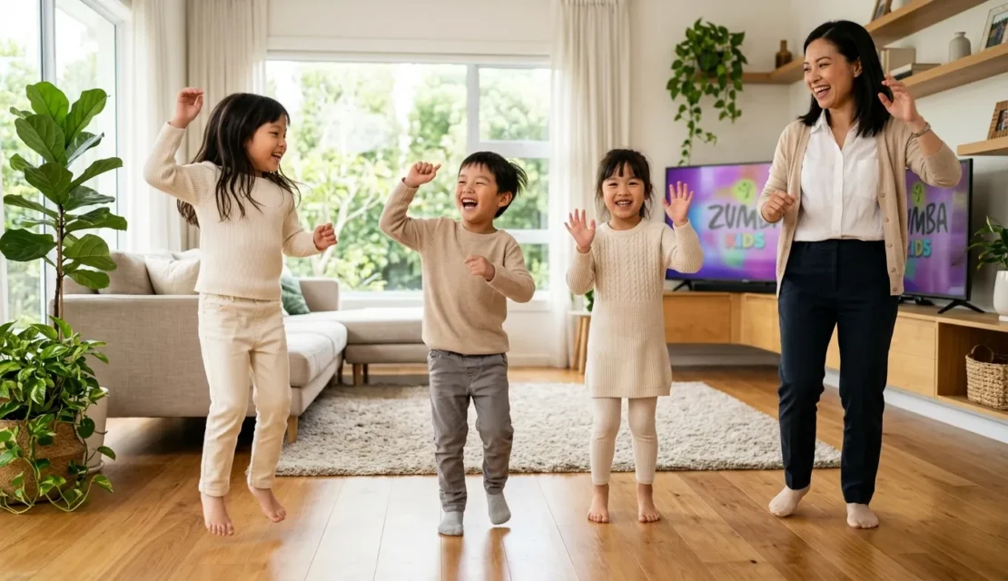 Latest Zumba Kids Movements for Fun Home Exercises