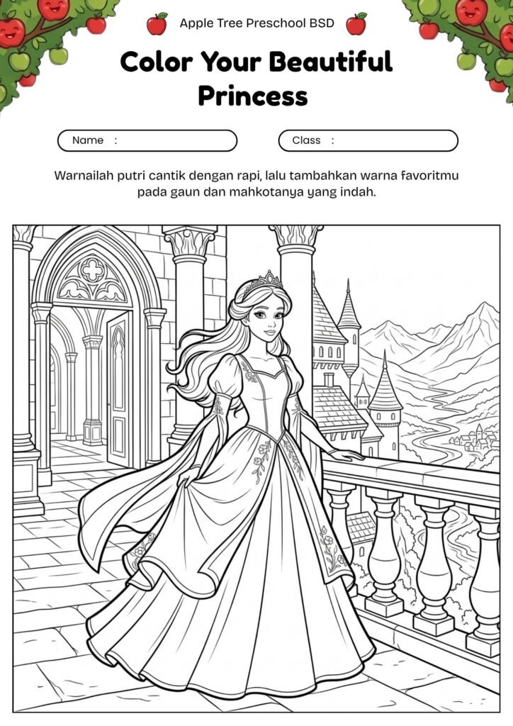01-gambar-princess-cantik-untuk-mewarnai-anak