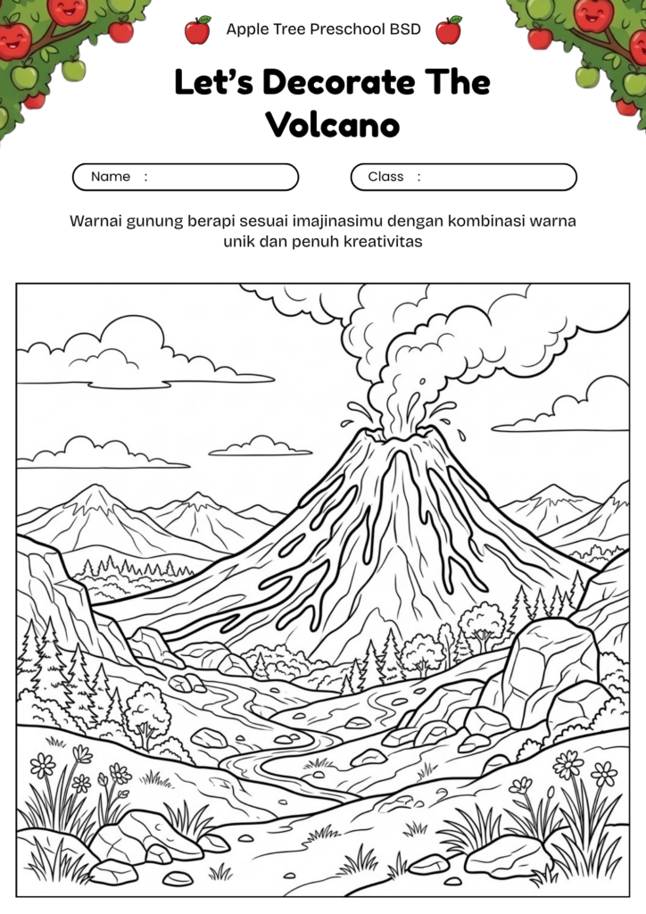 01_gambar_mewarnai_gunung_berapi_meletus_lava
