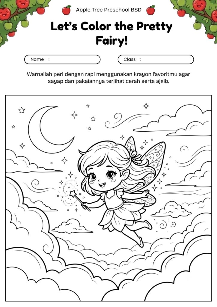 02_gambar_mewarnai_peri_kecil_terbang_di_atas_awan