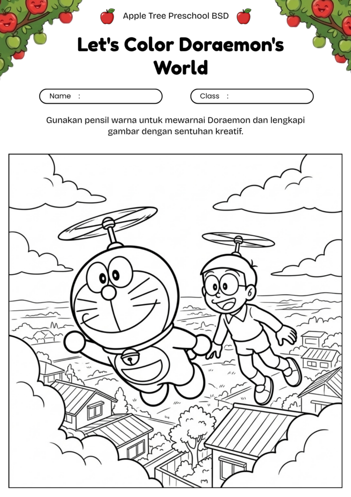 03_gambar_mewarnai_doraemon_terbang_dengan_baling_baling_bambu_doraemon_bamboo_copter_flying_coloring_page