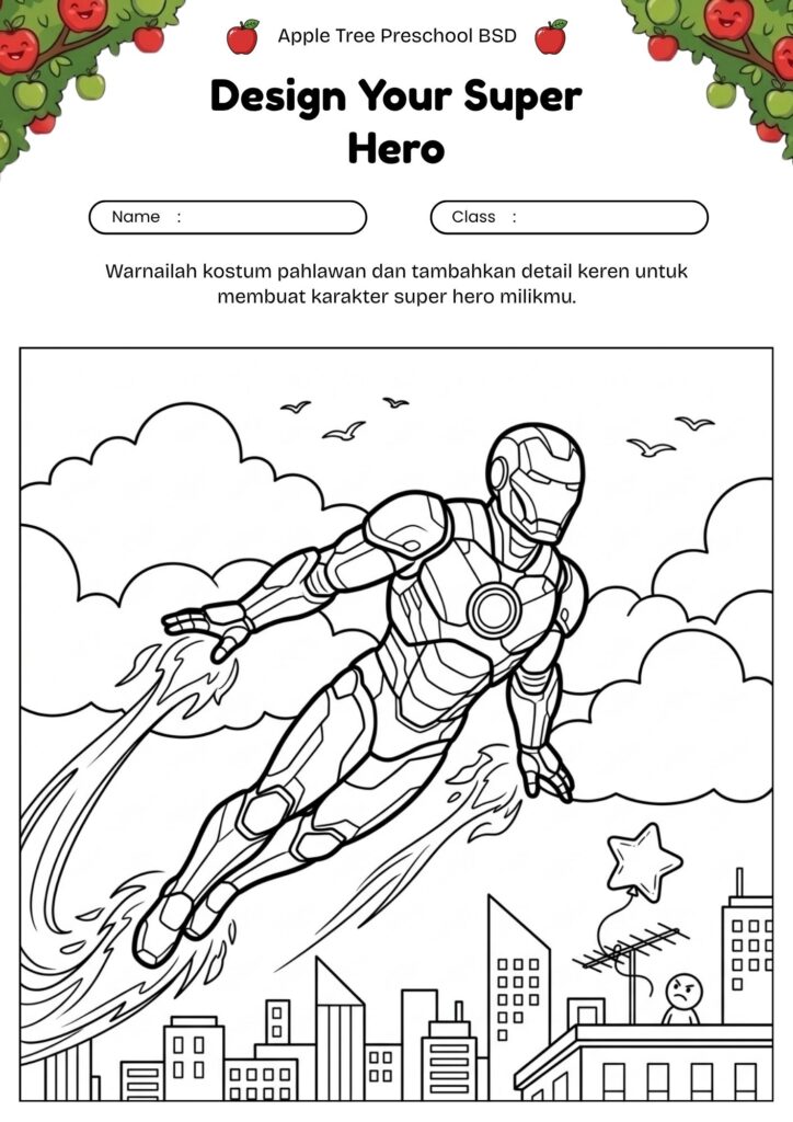 04-gambar-mewarnai-super-hero-iron-man-terbang-di-awan