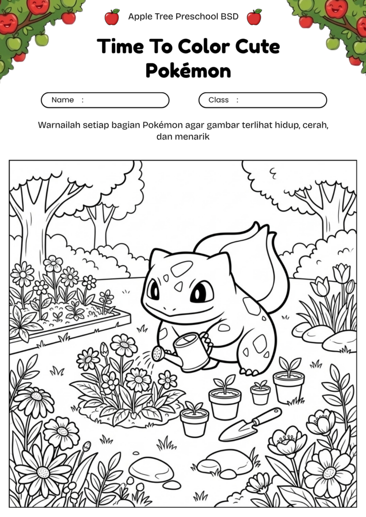 04_bulbasaur_coloring_pages_gambar_mewarnai_bulbasaur_tanaman