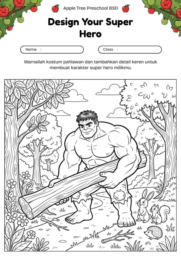 05-gambar-mewarnai-super-hero-hulk-mengangkat-pohon
