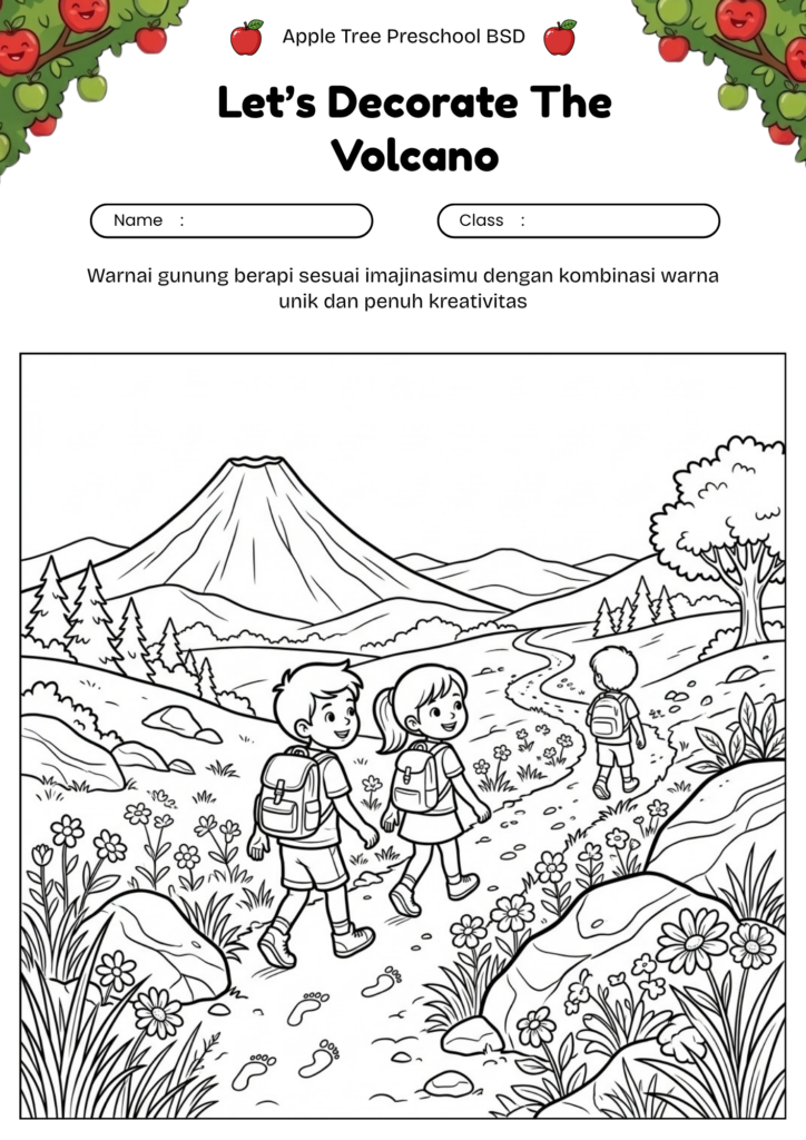 05_gambar_mewarnai_gunung_berapi_anak_mendaki