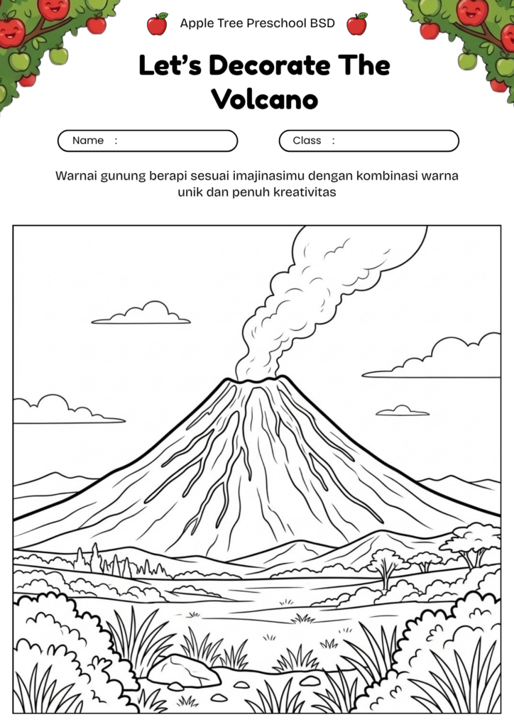06_gambar_mewarnai_gunung_berapi_lava_mengalir
