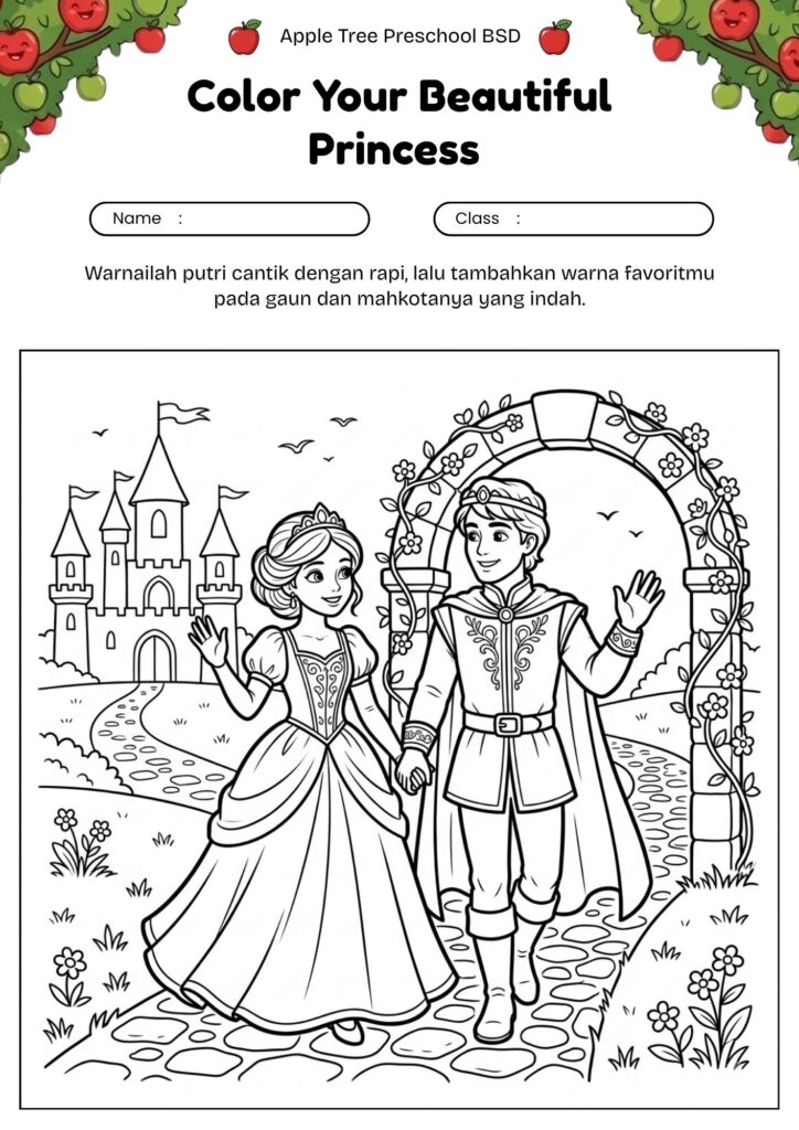 07-gambar-princess-dan-pangeran-kerajaan-untuk-mewarnai