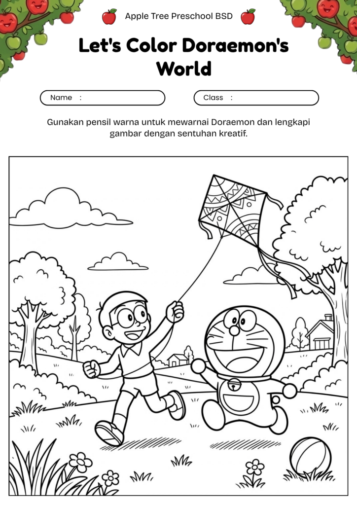 07_gambar_mewarnai_doraemon_bermain_layang_layang_doraemon_flying_kite_coloring_page