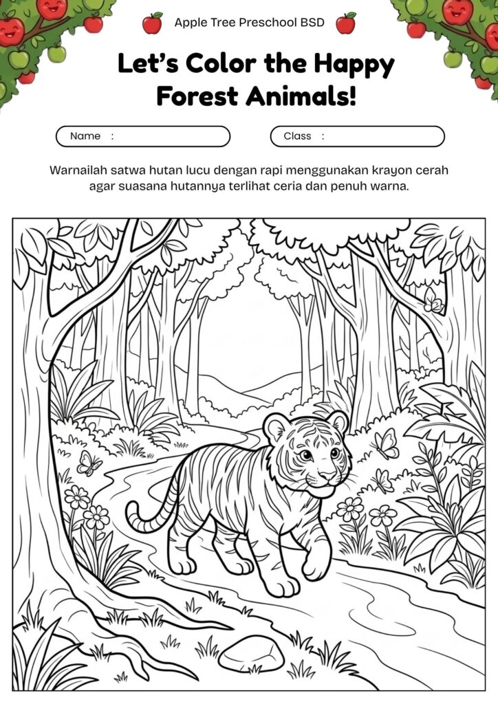 09_gambar_mewarnai_harimau_kecil_menjelajah_hutan