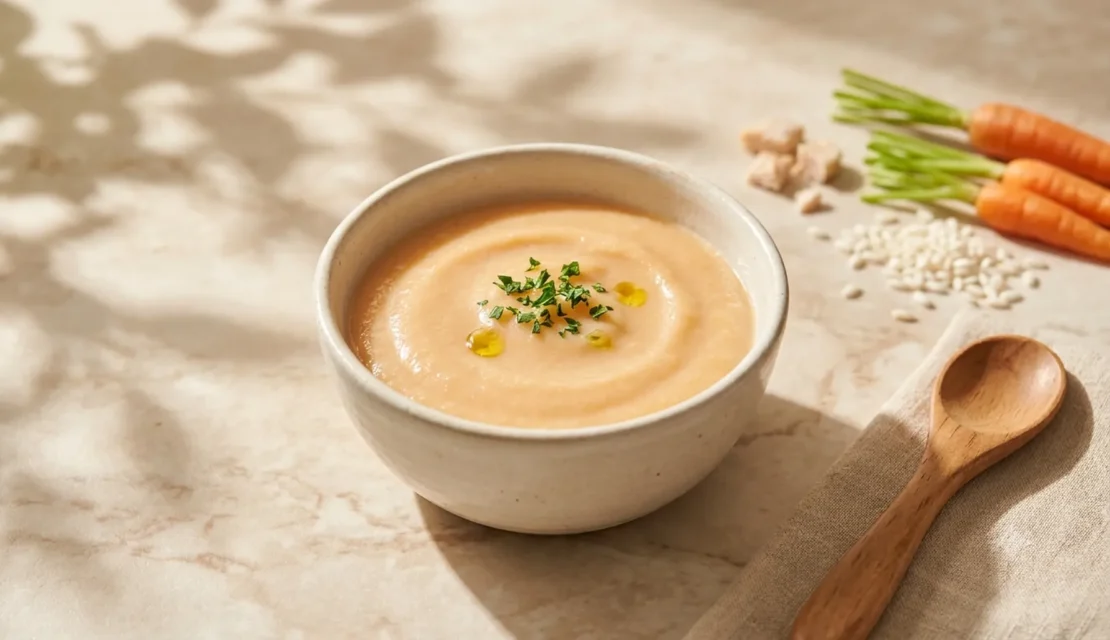 1. chicken-carrot-rice-porridge-baby_www.appletreebsd.com