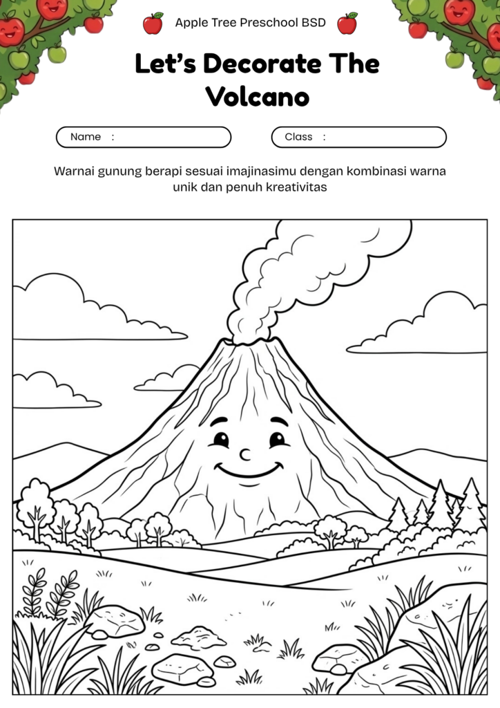 10_gambar_mewarnai_gunung_berapi_kartun_lucu