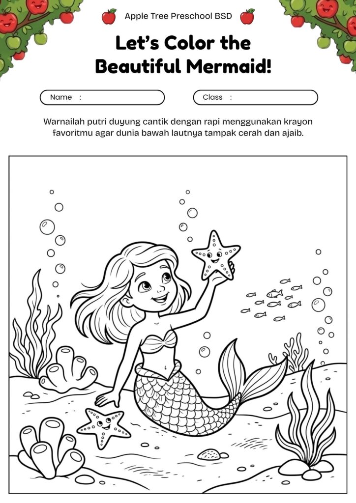 10_mewarnai_gambar_putri_duyung_bersama_bintang_laut