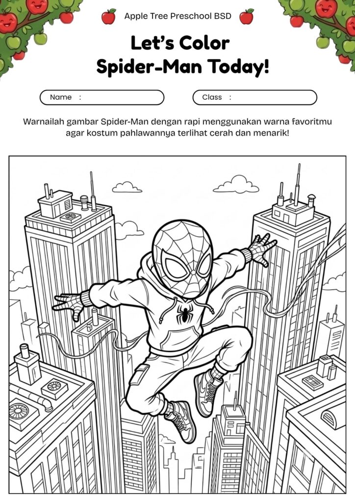 11.gambar_mewarnai_scarlet_spider_dengan_hoodie_merah