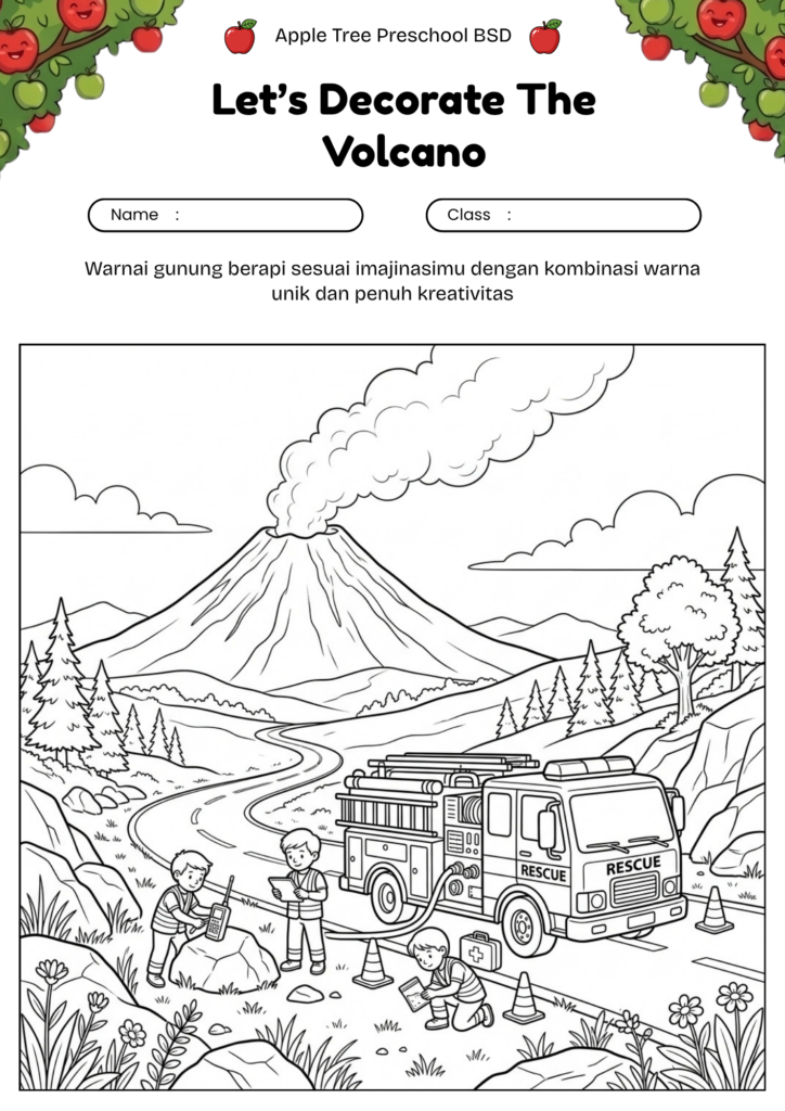 11_gambar_mewarnai_gunung_berapi_mobil_pemadam