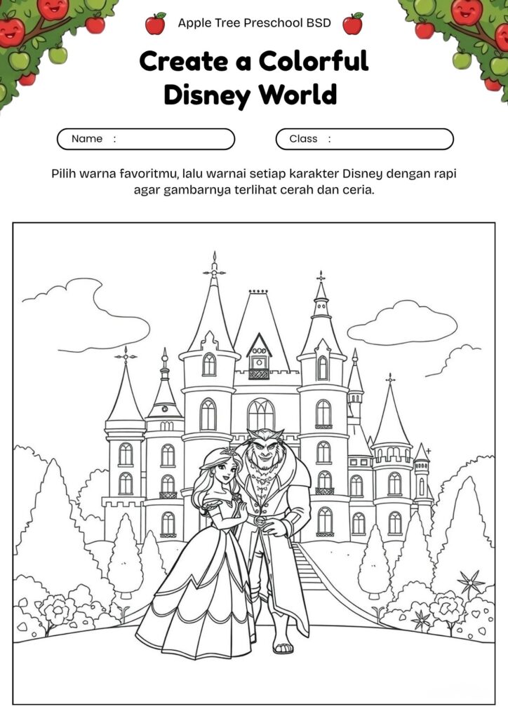 11_gambar_mewarnai_karakter_disney_belle_beauty_beast