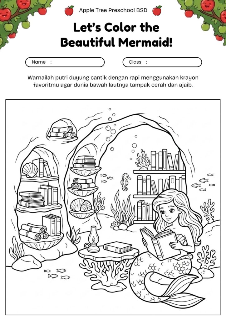 13_mewarnai_gambar_putri_duyung_membaca_buku