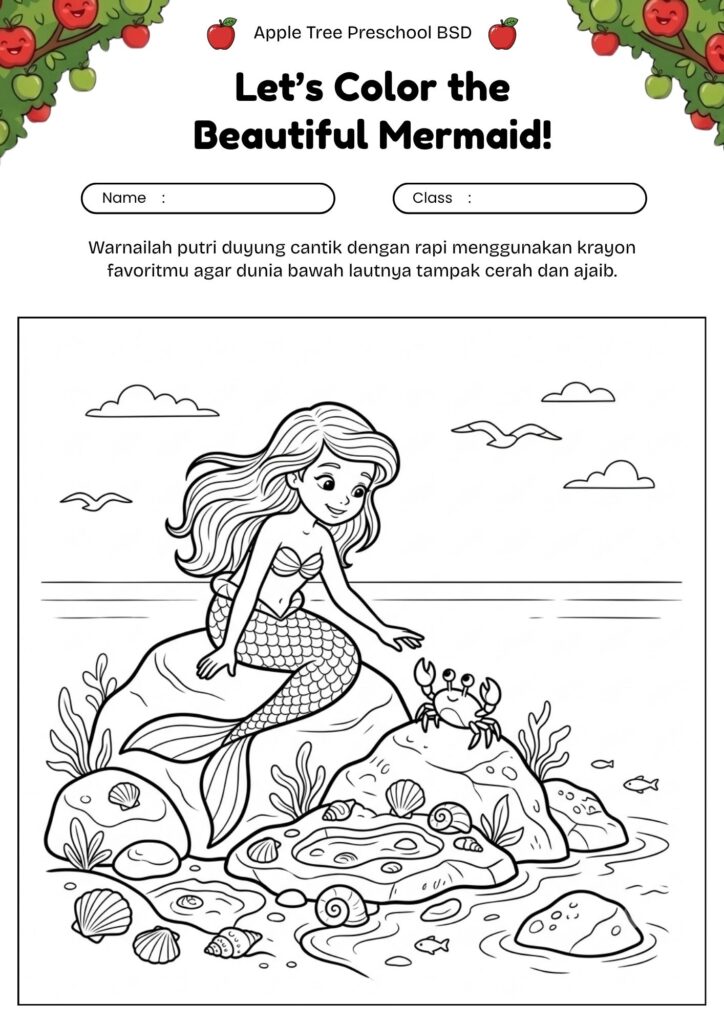 14_mewarnai_gambar_putri_duyung_bersama_kepiting_lucu