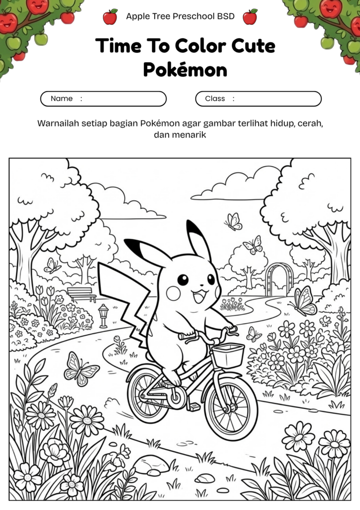 14_pikachu_coloring_pages_gambar_mewarnai_pikachu_sepeda
